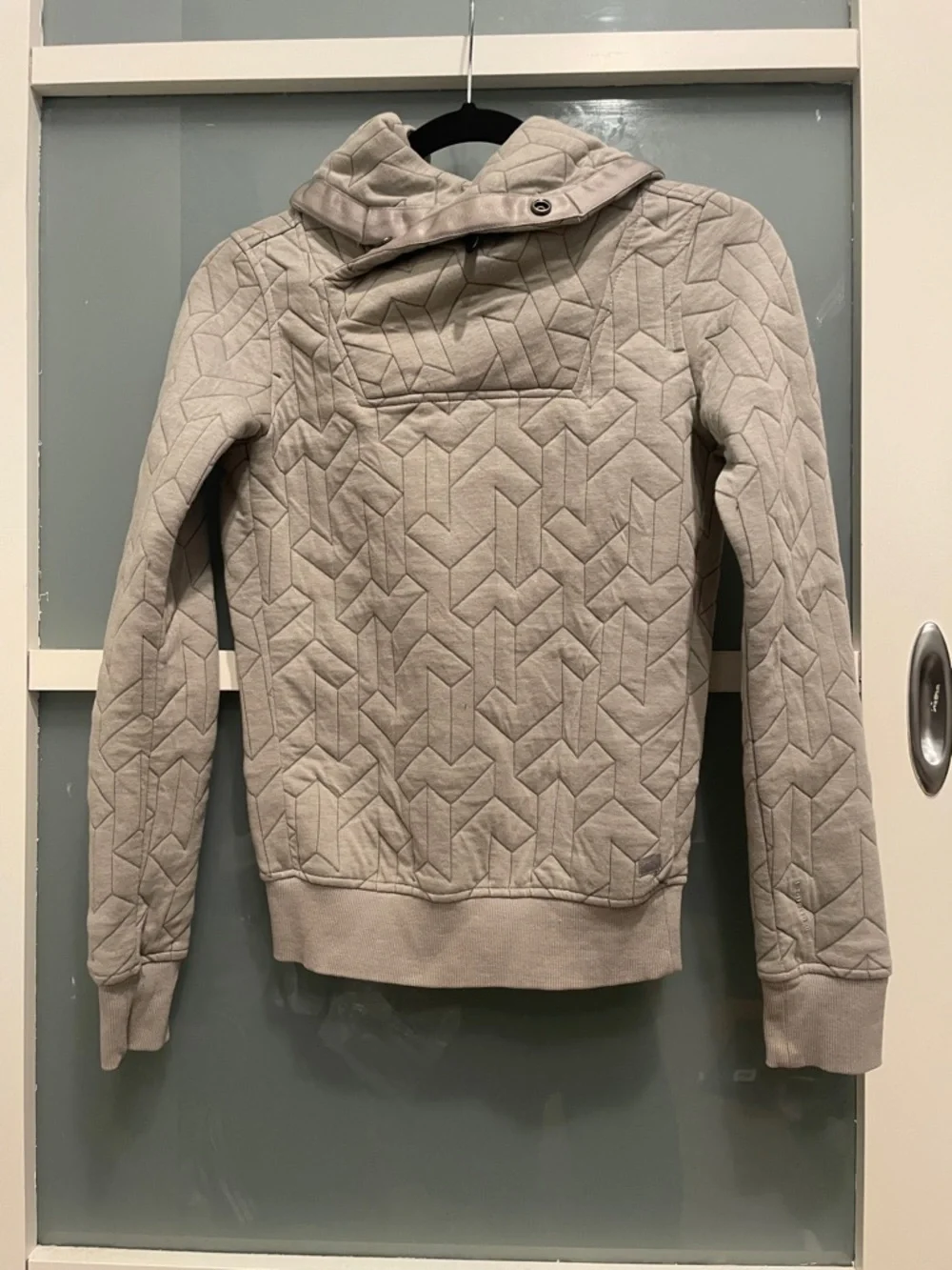 G-Star Gray Cowl Neck sweatshirt pullover Sweater, XS